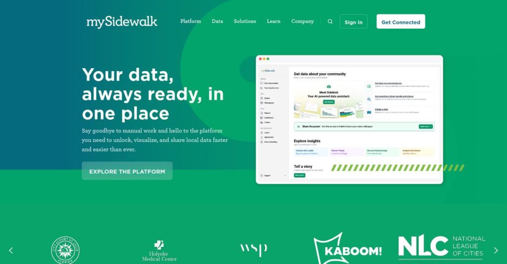 MySidewalk Homepage