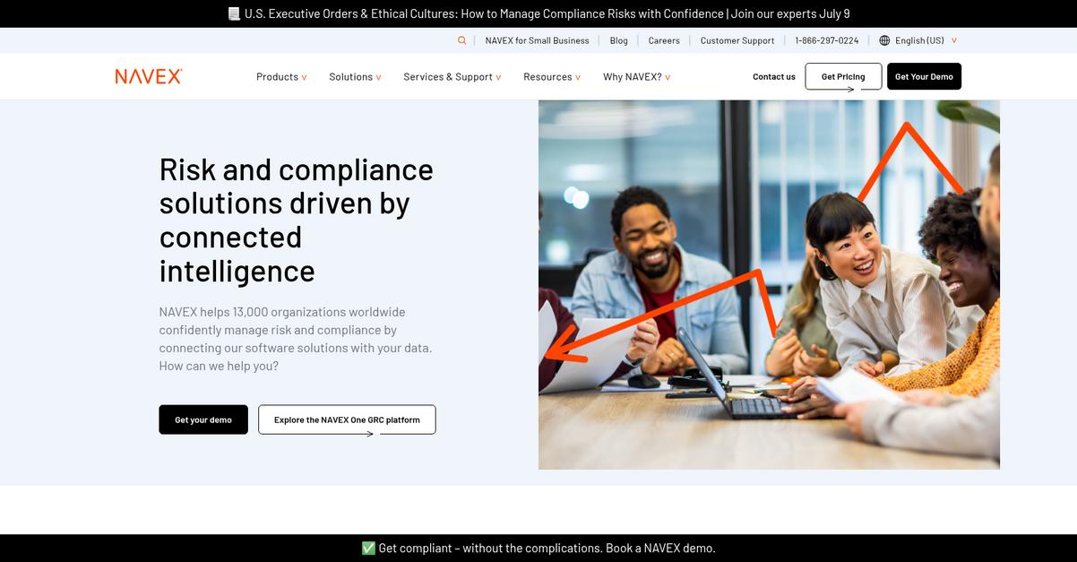 Navex Homepage