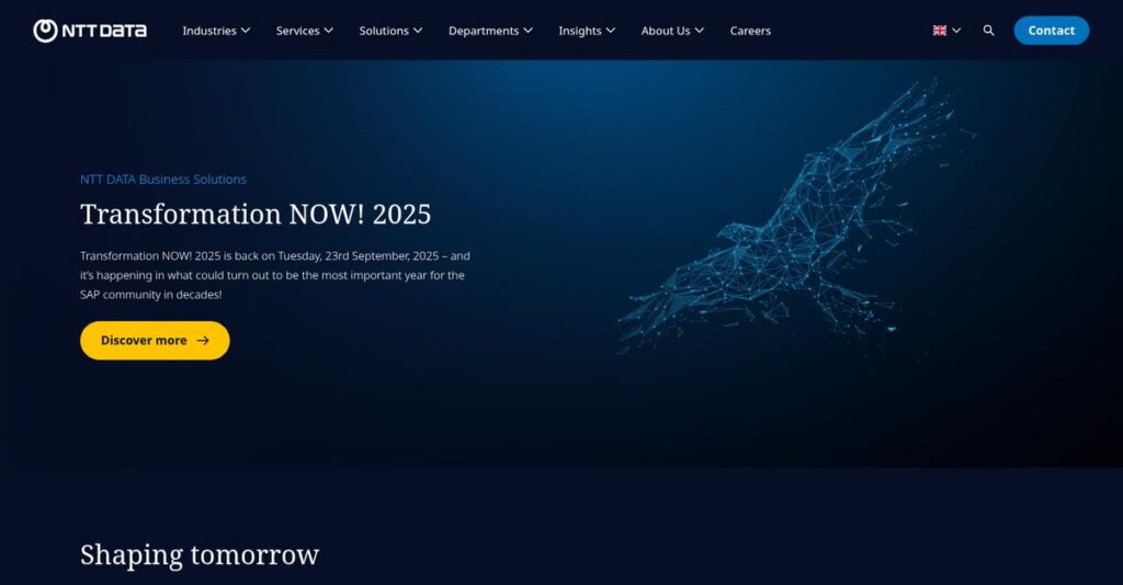 NTT DATA Business Solutions Homepage