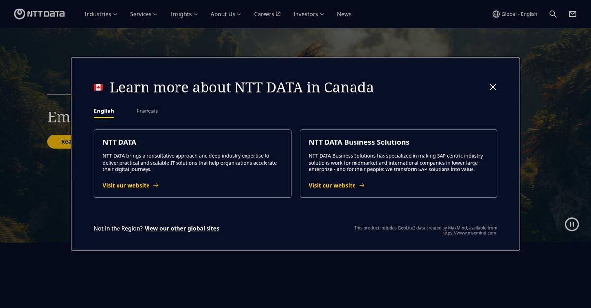 Ntt Data Homepage