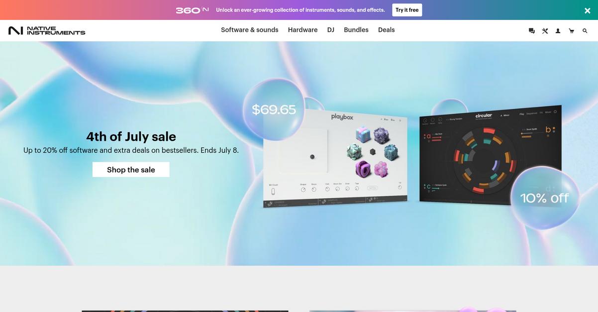 Native Instruments Homepage