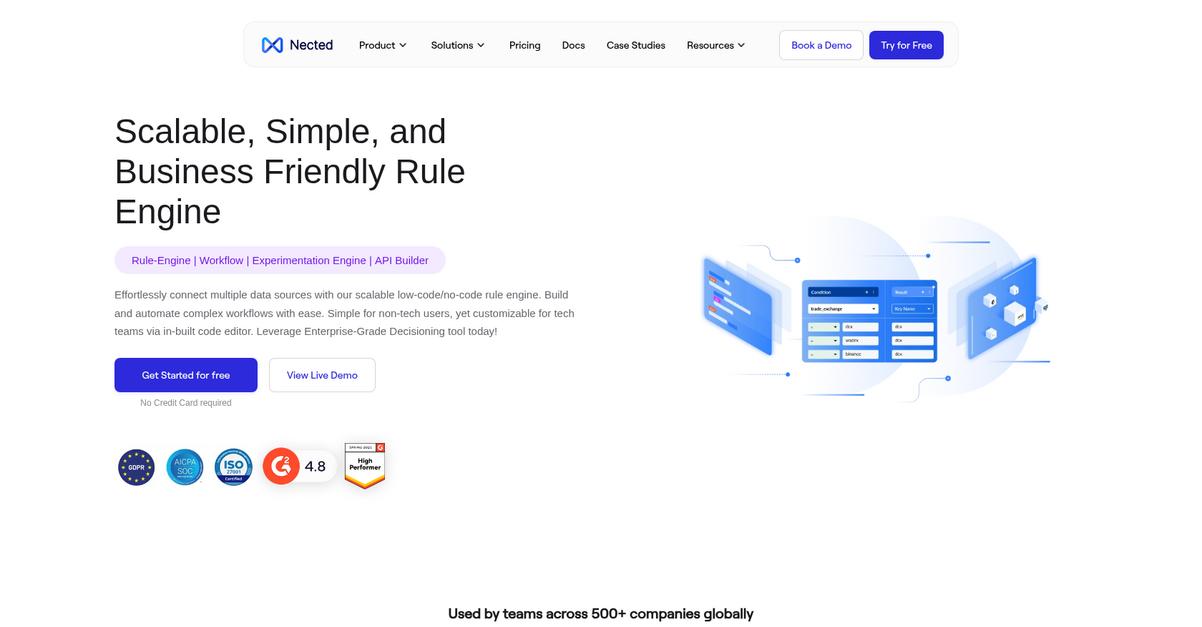Nected Homepage