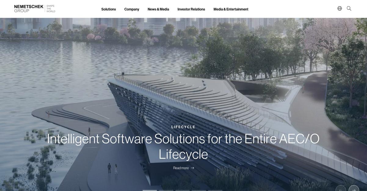 Nemetschek Homepage
