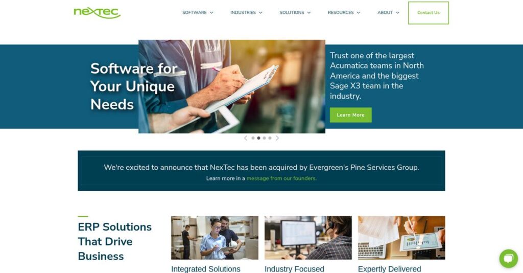 NexTec Homepage