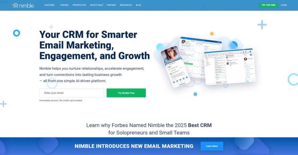 Nimble Homepage