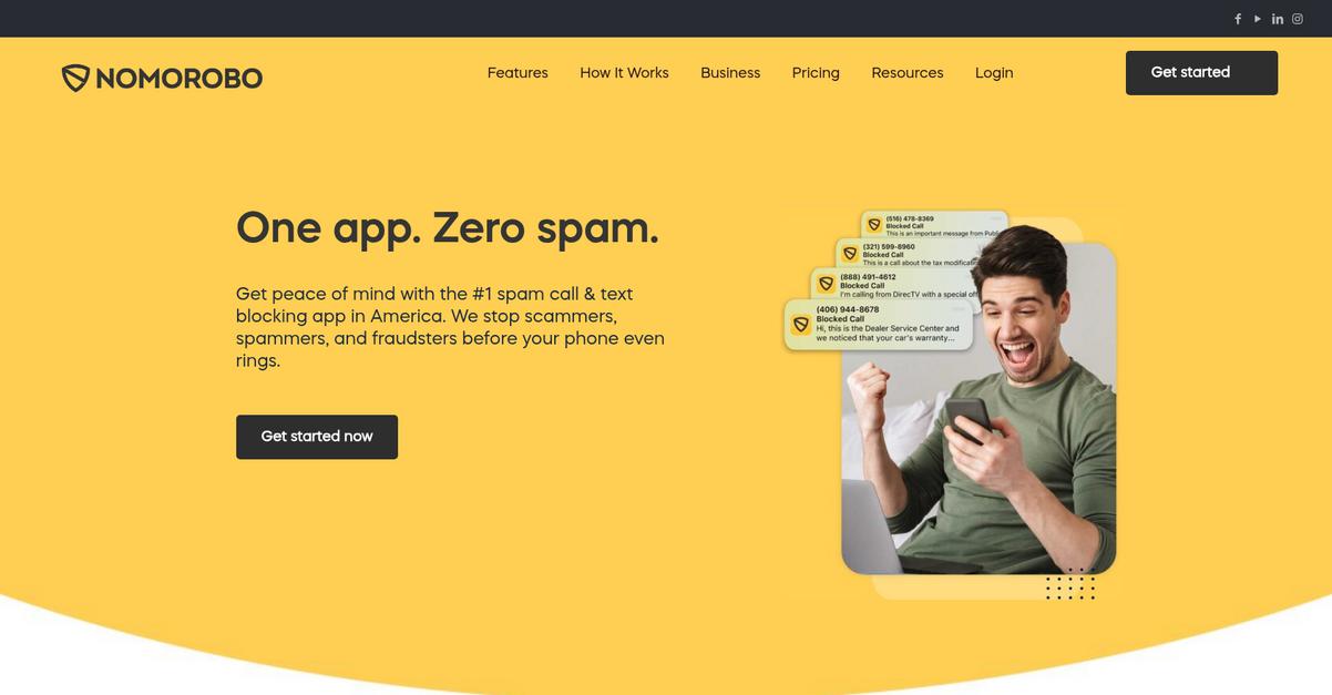 Nomorobo Homepage