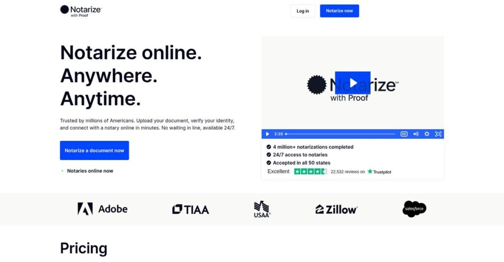 Notarize Homepage