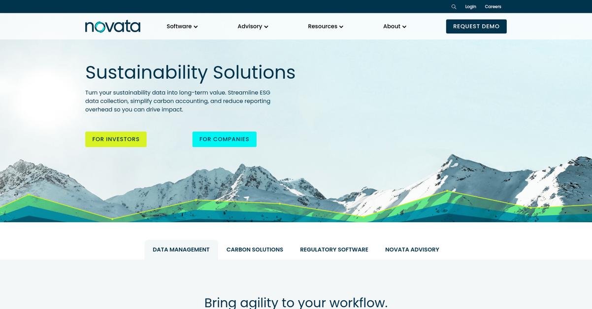 Novata Homepage