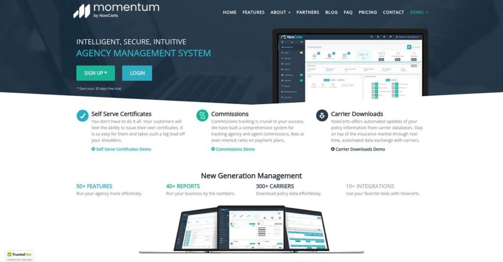 NowCerts Homepage
