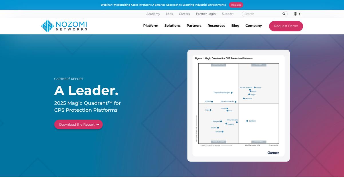 Nozomi Networks Homepage