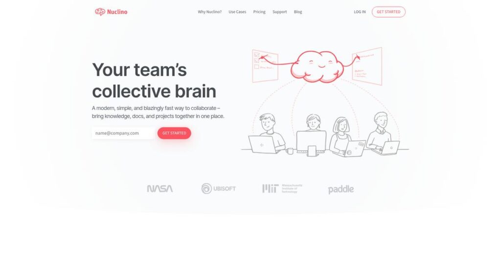 Nuclino Homepage