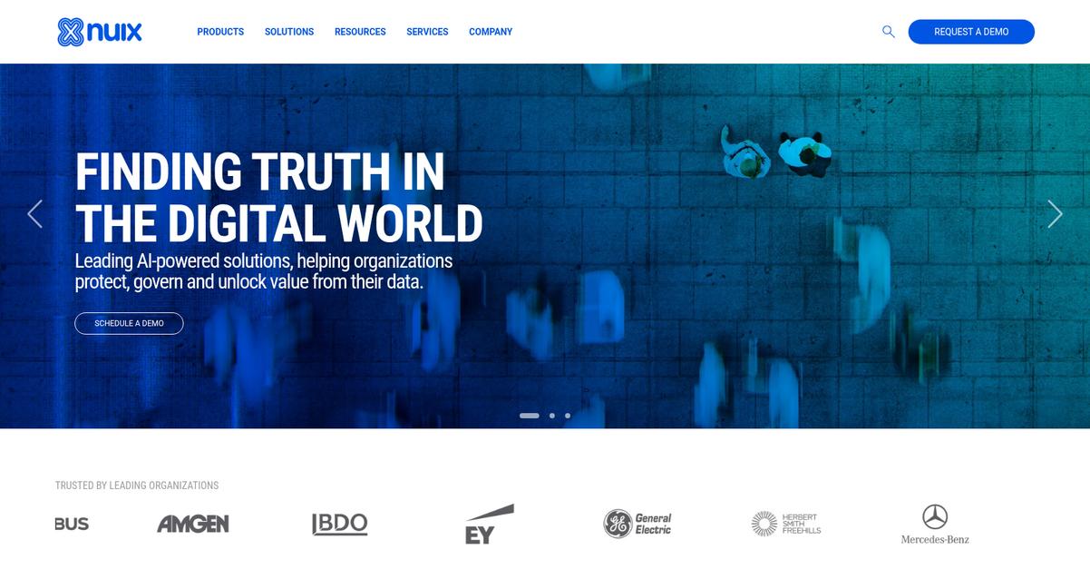 Nuix Homepage