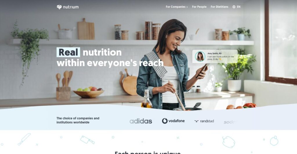 Nutrium Homepage