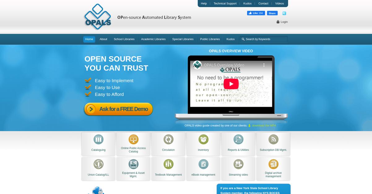 Opals Homepage