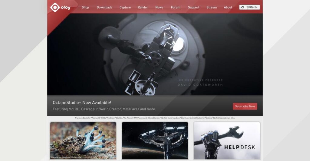 OTOY Homepage