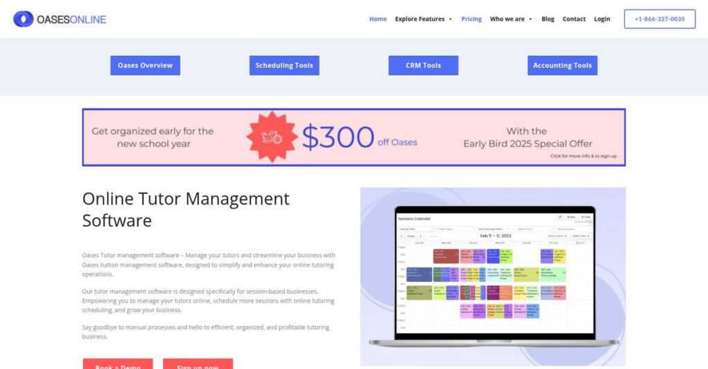 Oases Online Homepage