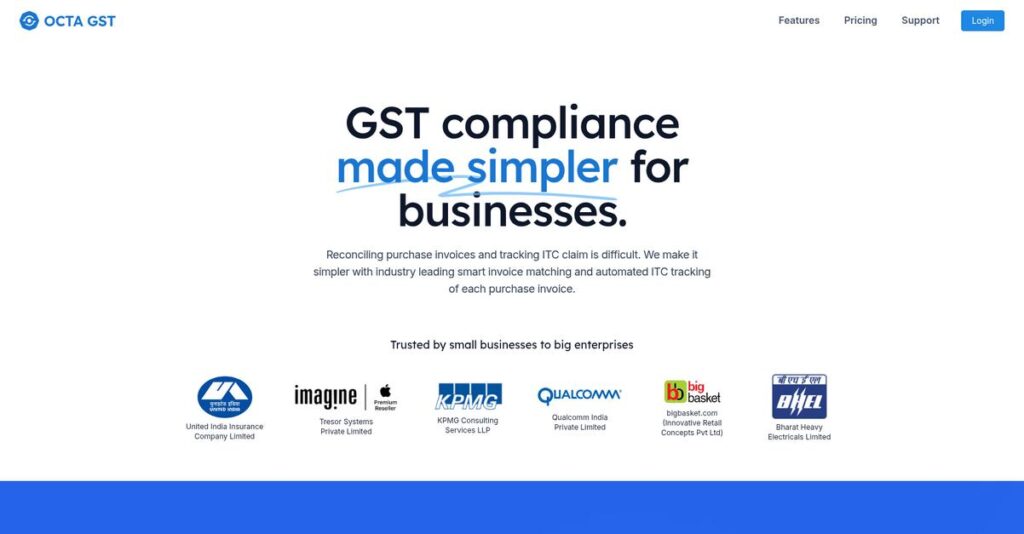 Octa GST Homepage