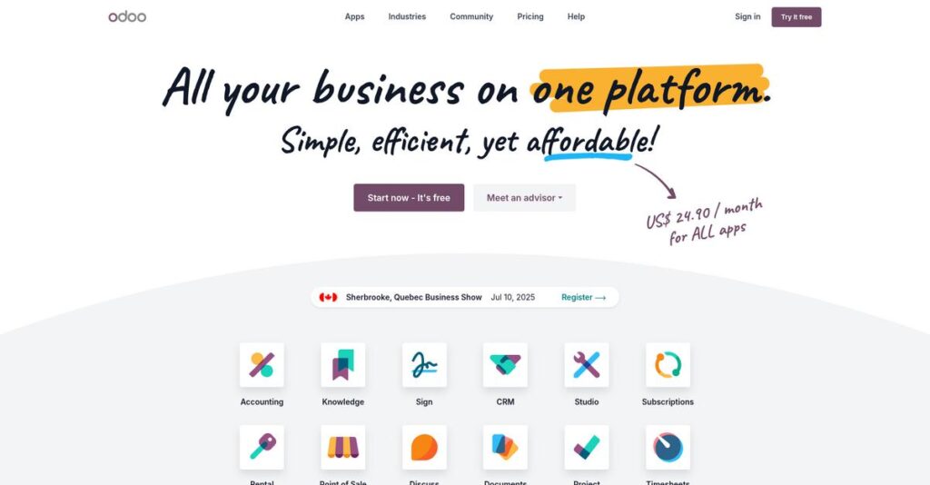 Odoo Homepage
