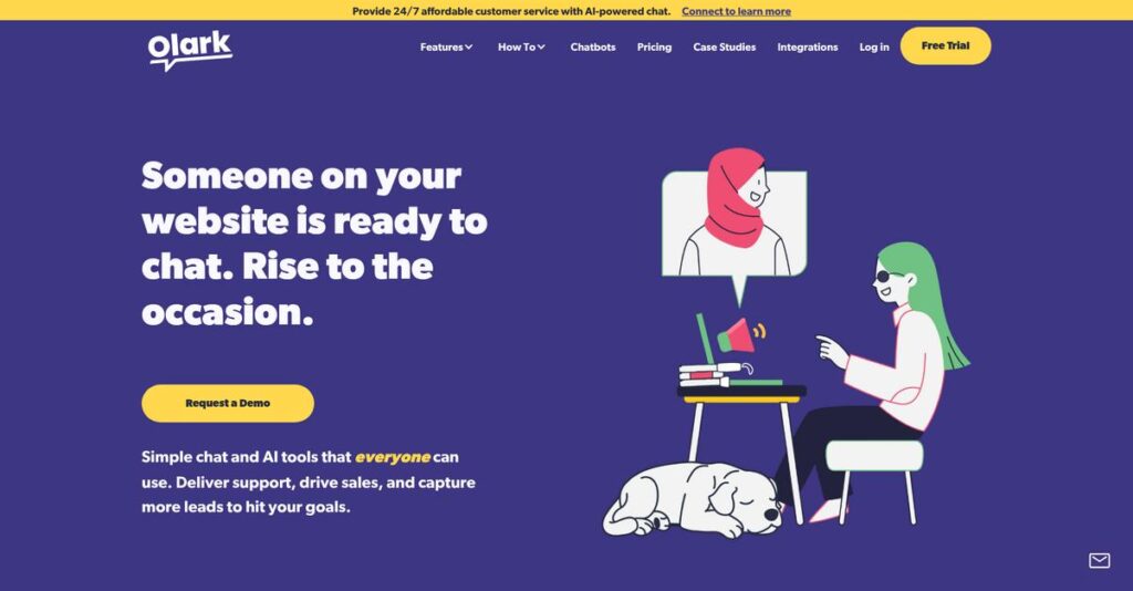 Olark Homepage