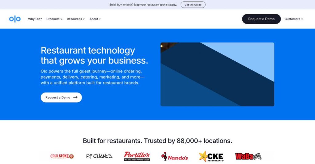 Olo Homepage