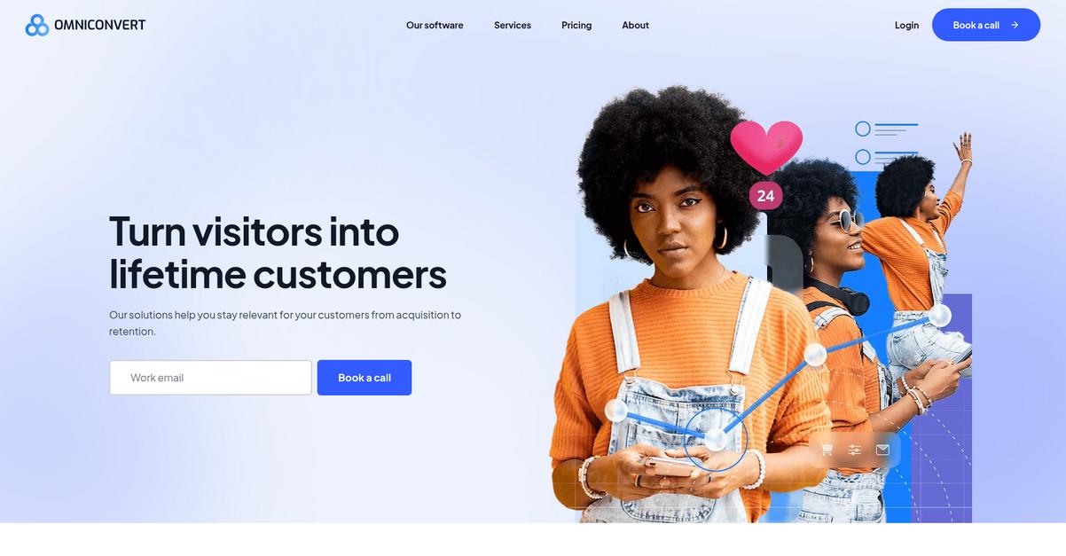 Omniconvert Homepage