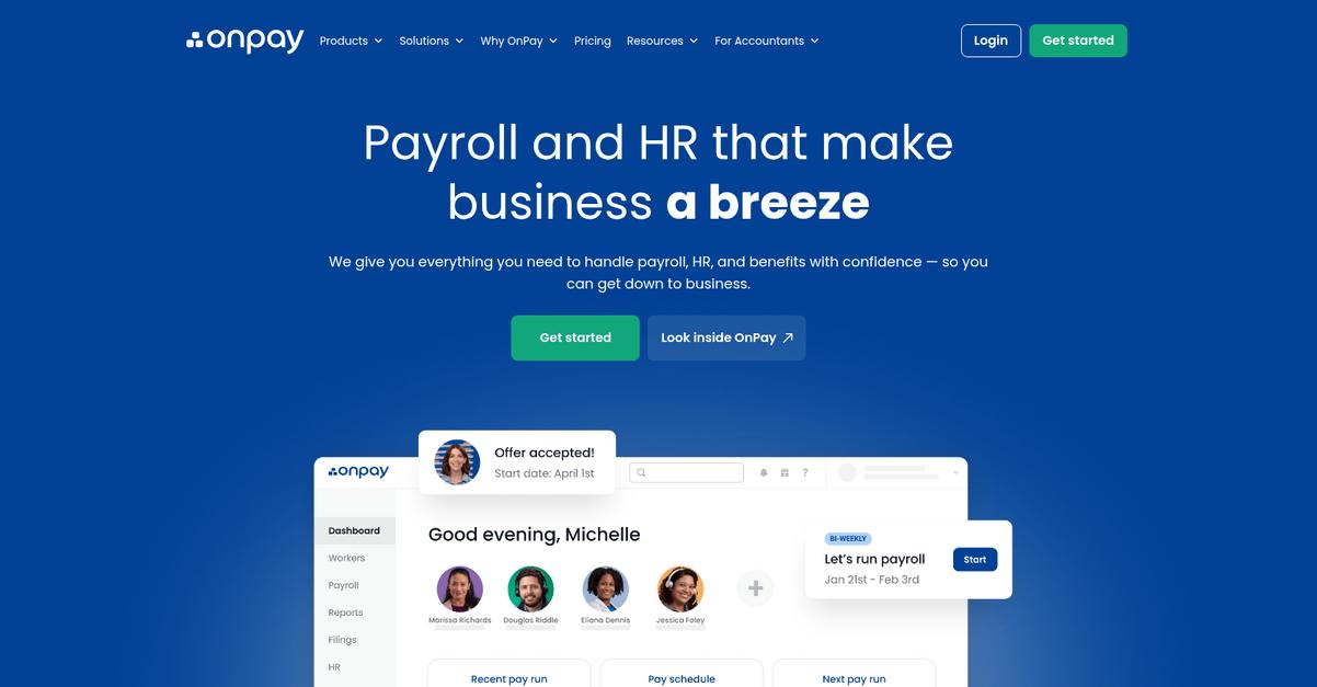 On Pay Homepage