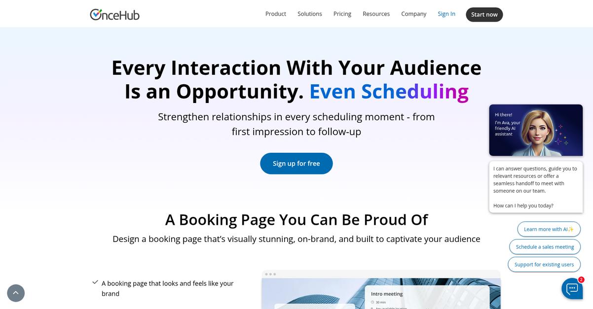 Once Hub Homepage