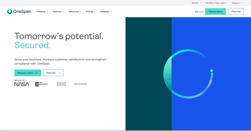 OneSpan Homepage