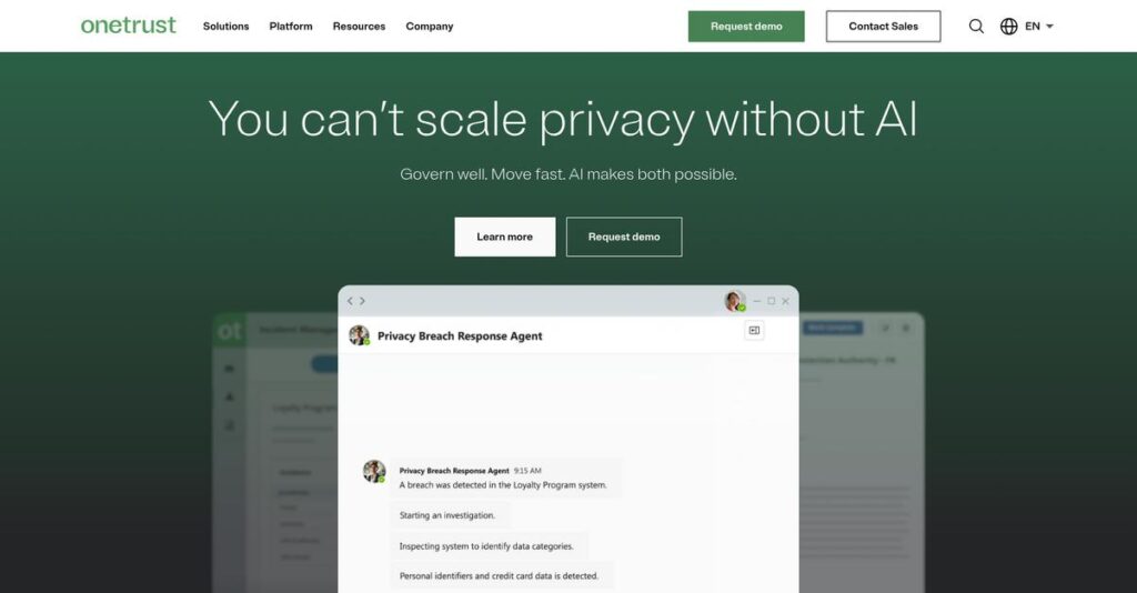 OneTrust Homepage