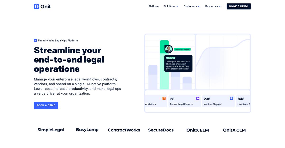 Onit Homepage