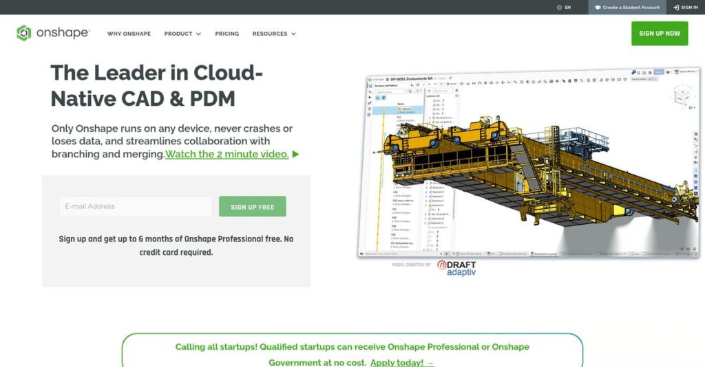 Onshape Homepage