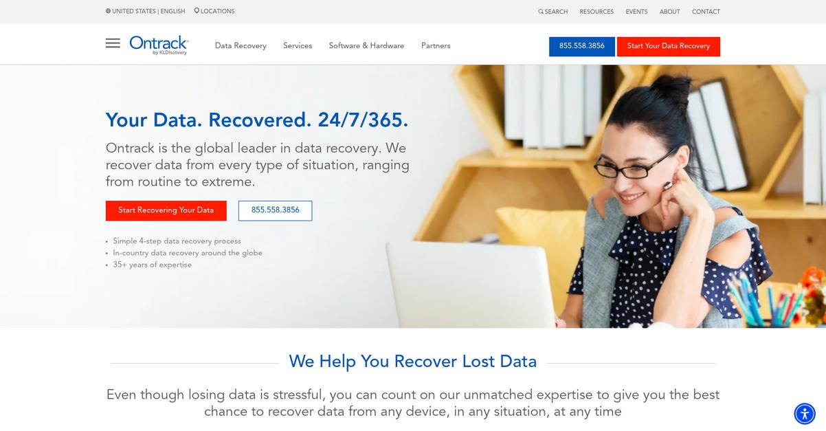Ontrack Homepage