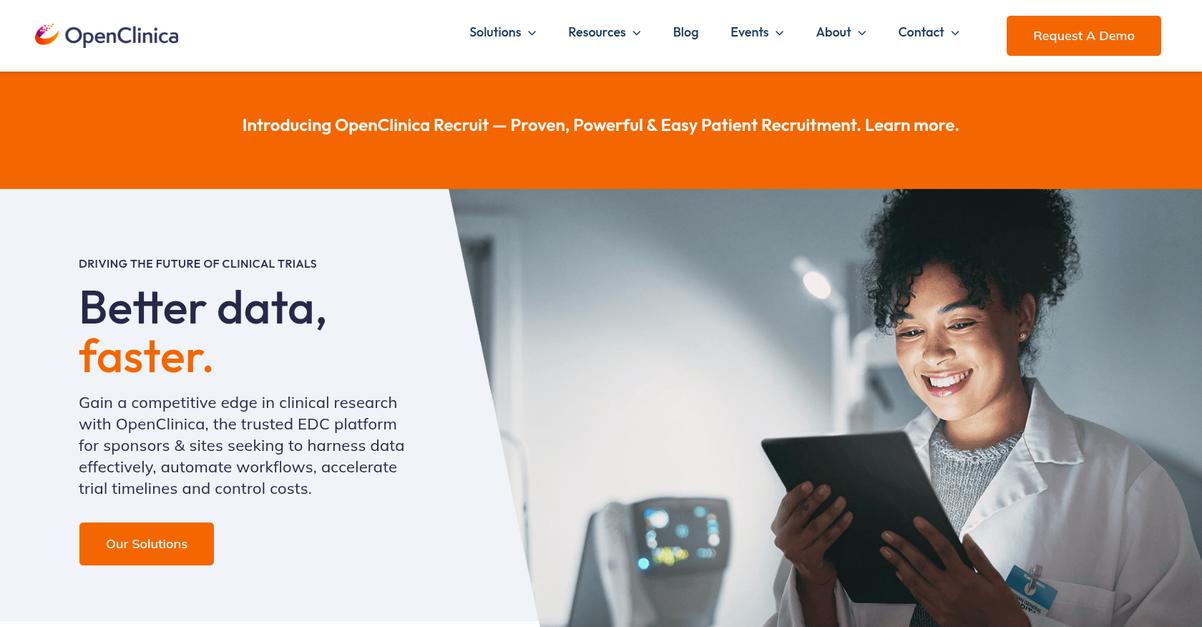 Open Clinica Homepage