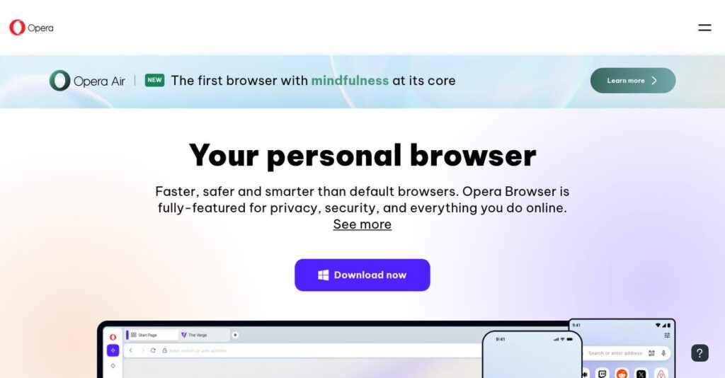 Opera Homepage