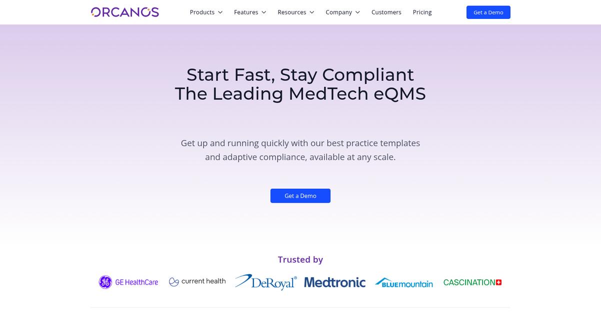 Orcanos Homepage