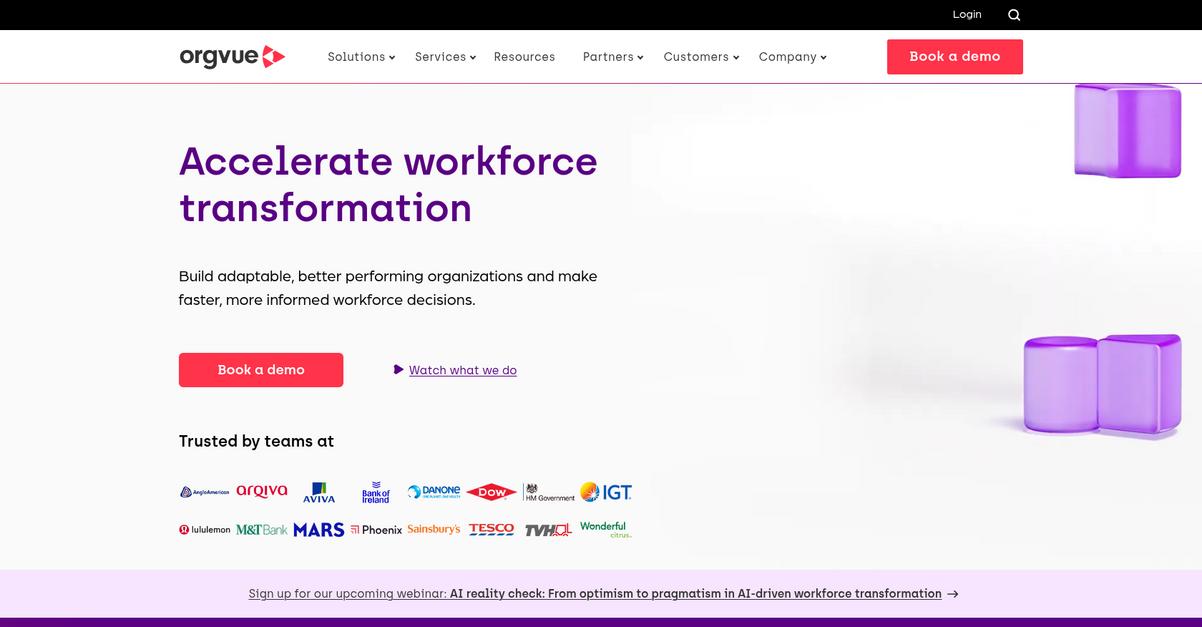 Org Vue Homepage