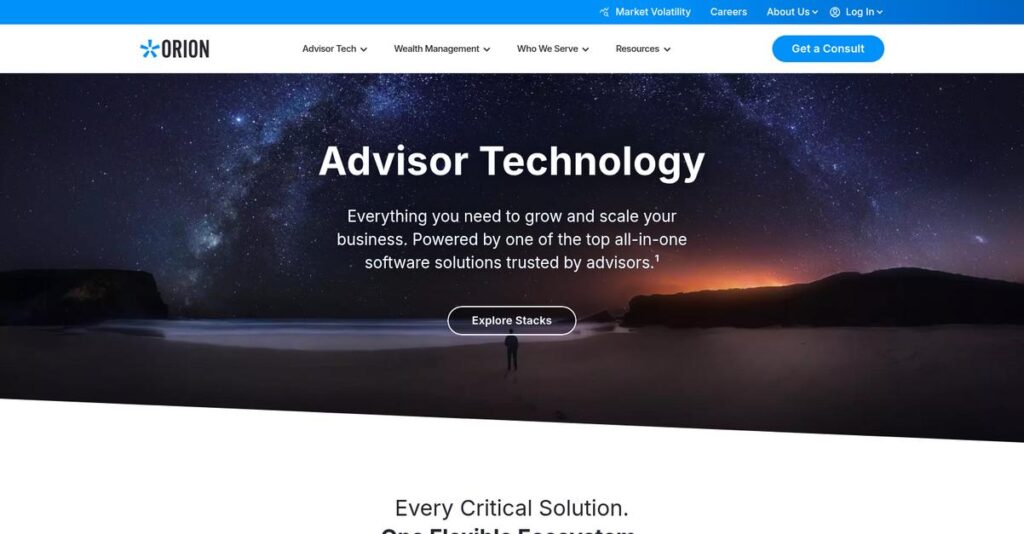 Orion Advisor Technology Homepage