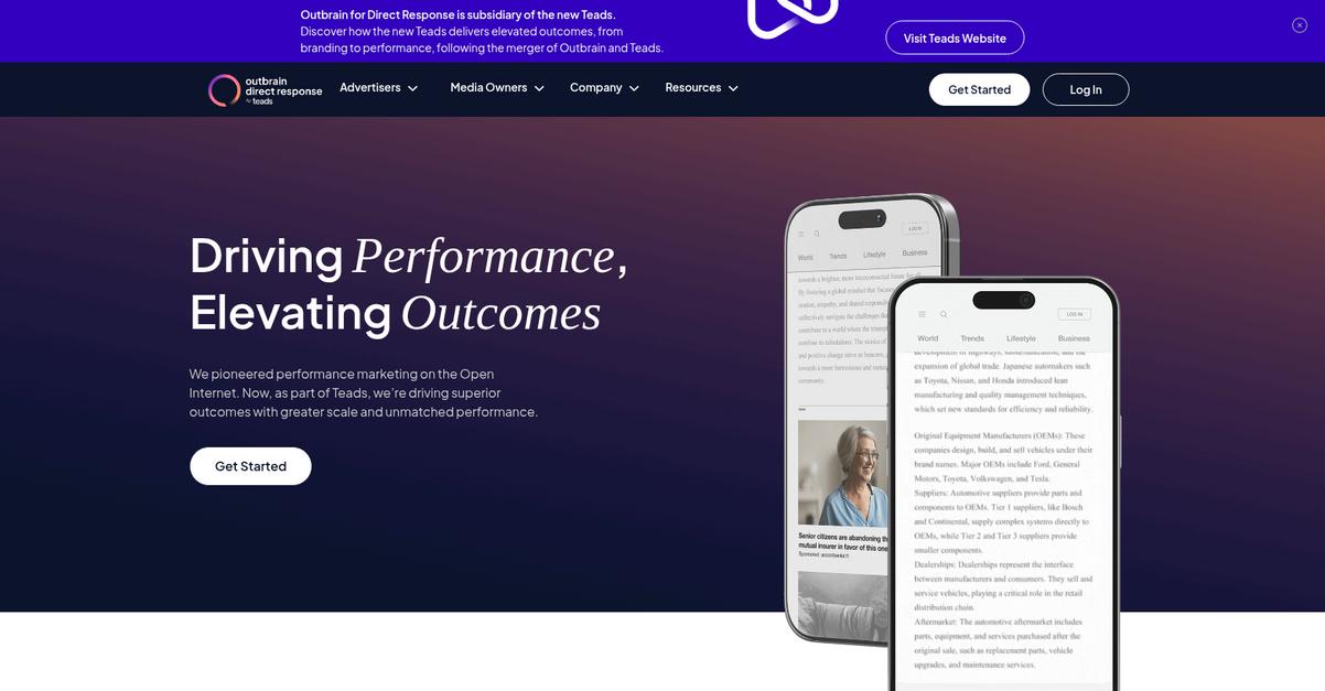 Outbrain Homepage