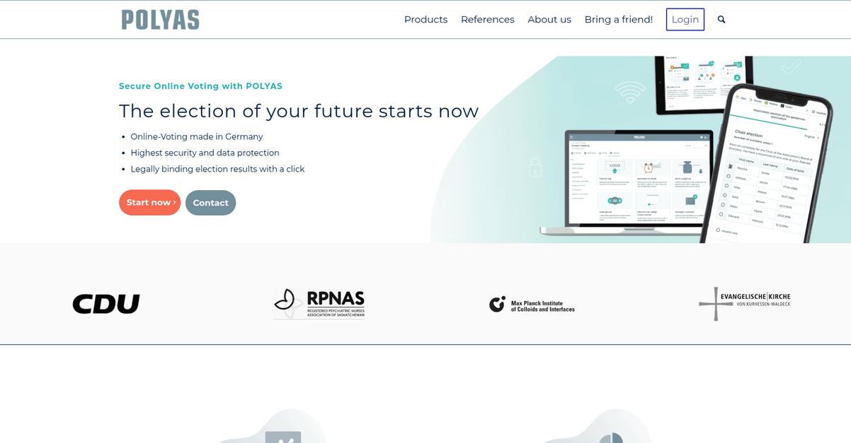 Polyas Homepage