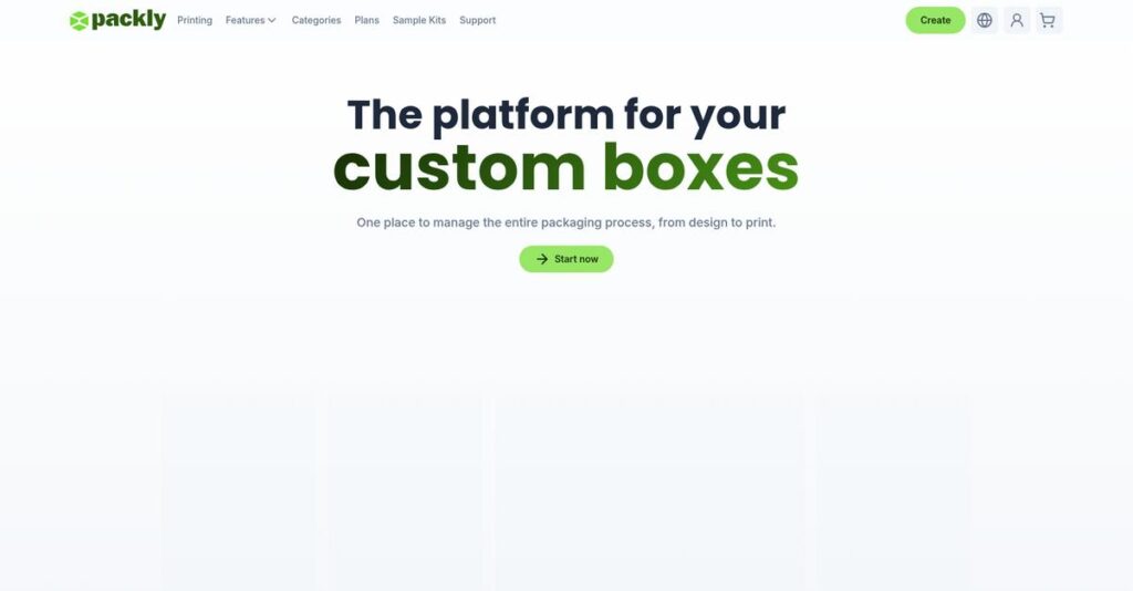 Packly Homepage