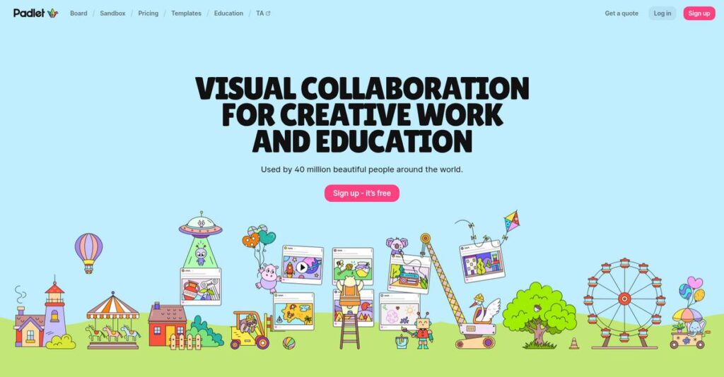 Padlet Homepage