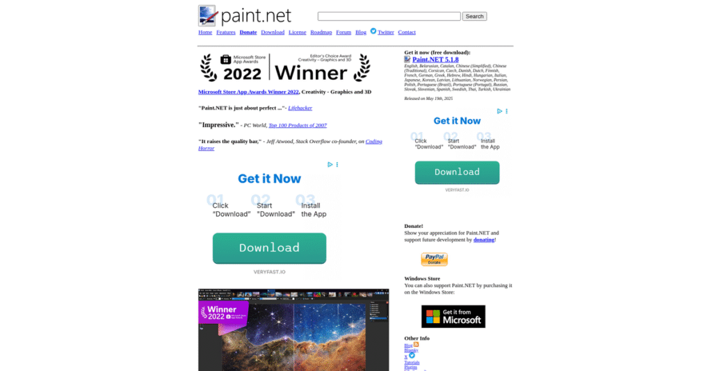 Paint.NET Homepage