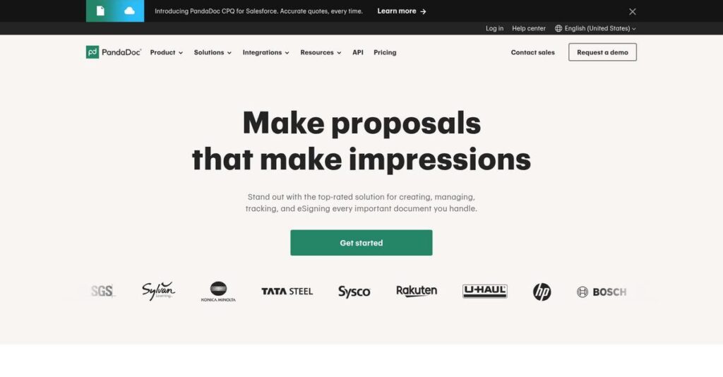 PandaDoc Homepage