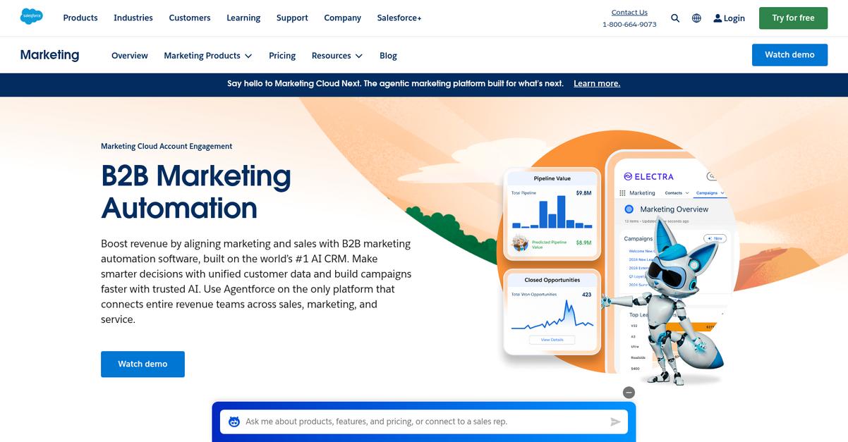 Pardot Homepage