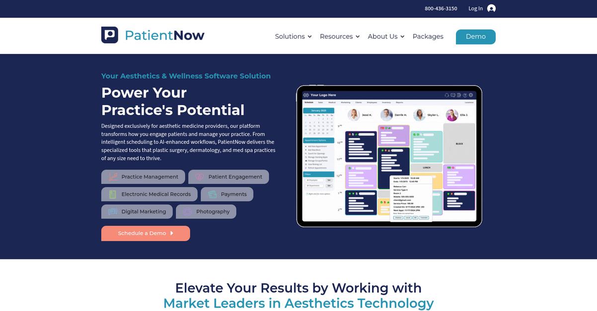Patient Now Homepage
