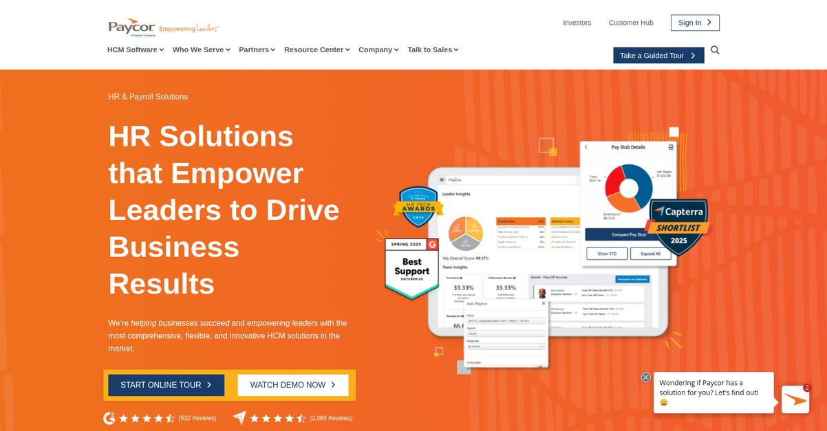 Paycor Homepage
