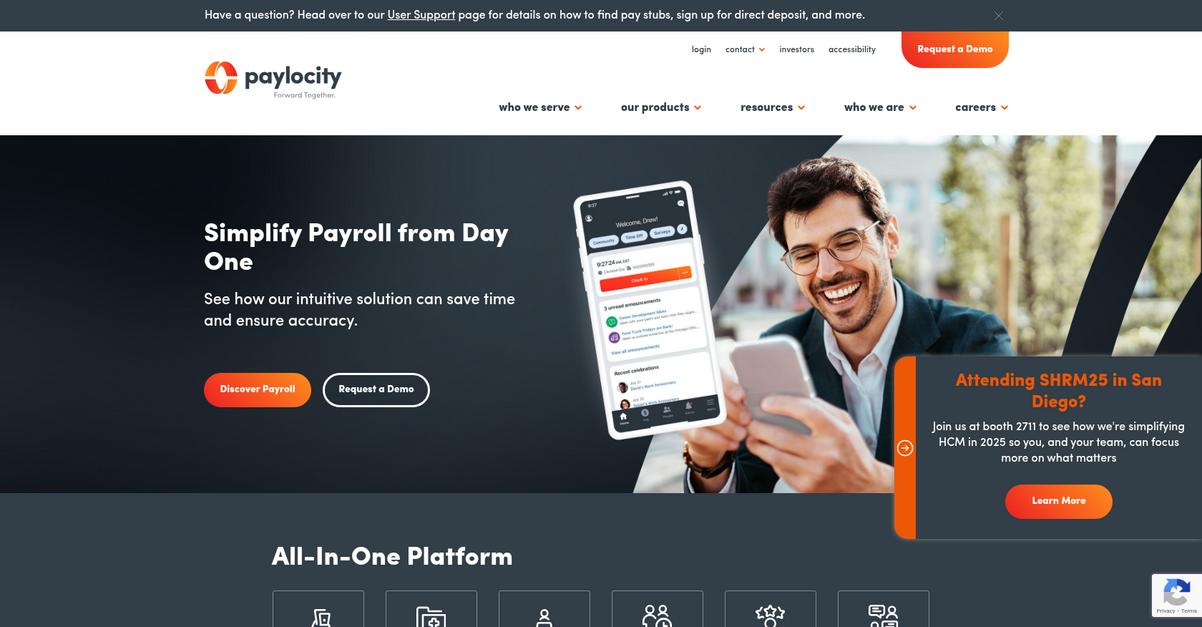 Paylocity Homepage