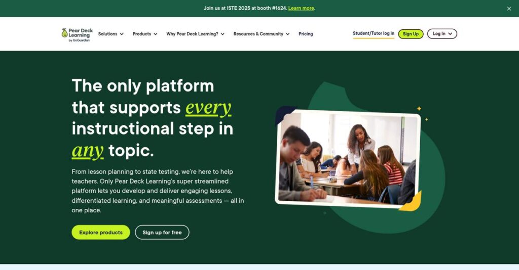 Pear Deck Homepage