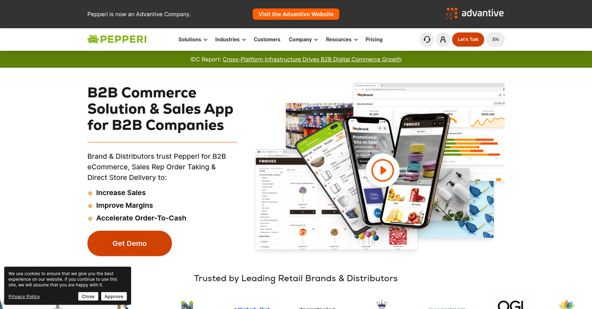 Pepperi Homepage