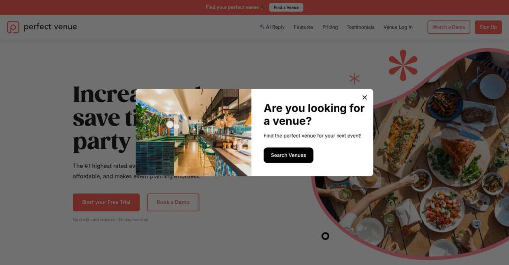 Perfect Venue Homepage